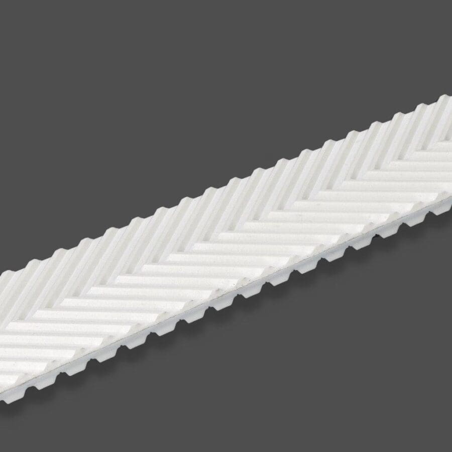 PVC Fischgrät weiß – Bild 3